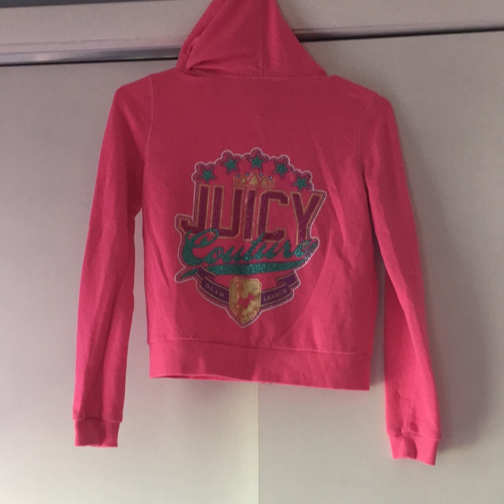 Juicy Hot Pink Girls’ Sweatshirt